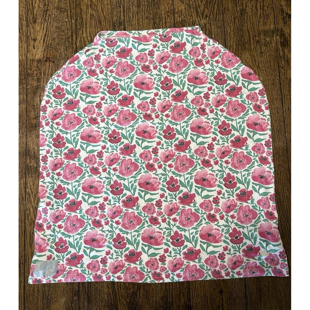Copper pearl car seat cover rose floral